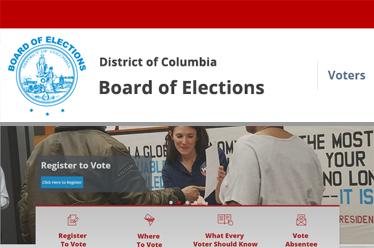 DC Board of Elections Website Redesign